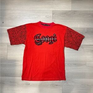 2000s Vintage Coogi Tag | Red & Black Y2K Tee
